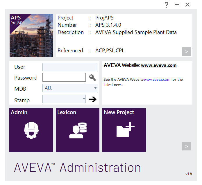 AVEVA ADMIN 3.1