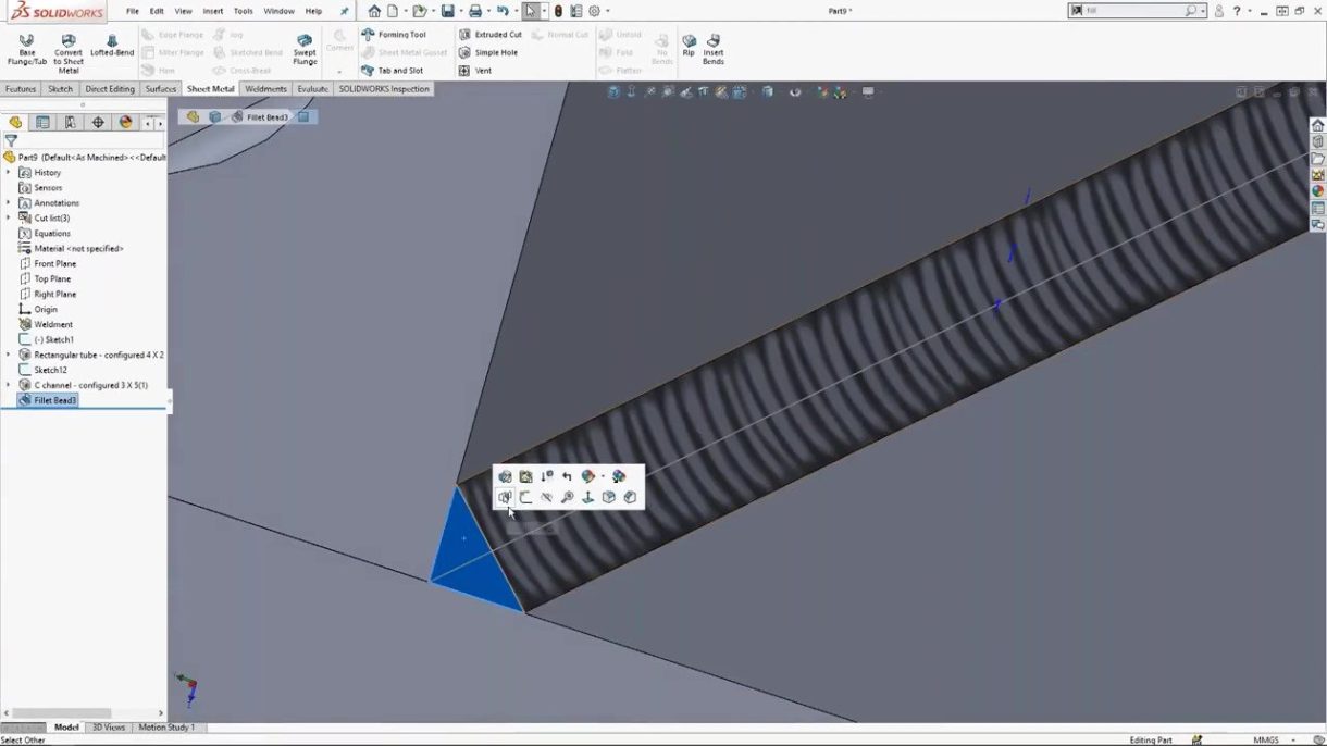 Fillet Inset SOLIDWORKS TECH TIP : When to Use Weld Beads instead of Fillet Beads in ...